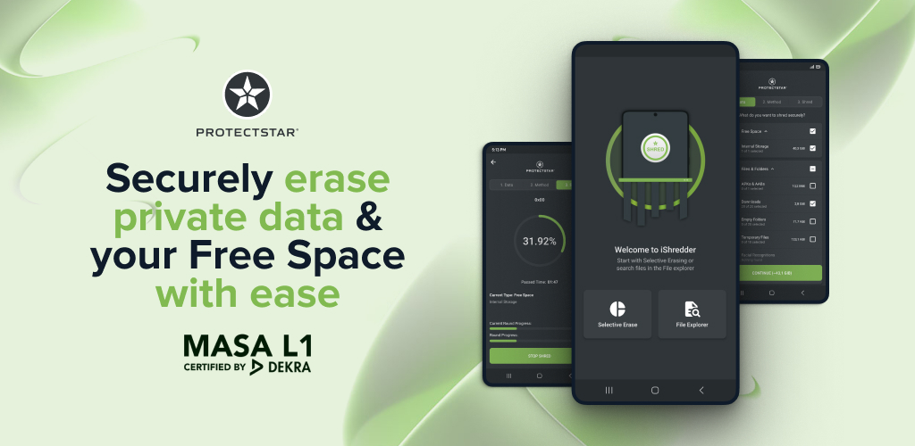 iShredder™ Android erneut nach DEKRA MASA L1 validiert